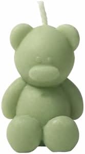 30 Pcs Baby Shower Favors Mini Bear Candles Party Favors, Handmade Bear Shaped Candles Bulk for Baby Shower Boys Girls, Wedding Favors, Baptism Guest Favors (Sage Green) - Image 2