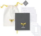 Savor | The First Five Years Baby Memory Book | Newborn Keepsake & Scrapbook Album for First Milestones with Photo Pages, Envelopes, & Labels | Gift for Pregnancy, Mother’s Day & Baby Shower (Bee) - Image 2