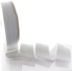 2" Velvet Ribbon Single Sided Soft Plush Luxury Craft Trim for Hair Bows Sewing Gift Wrapping Decorations Floral Arrangements and DIY Projects (Silver, 25 Yards) - Image 2