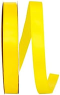Reliant Ribbon Single Face Sfs Satin Ribbon, 7/8 Inch X 100 Yards, Yellow by ReliantRibbon