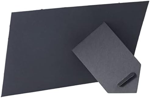 200 Pack Standing Paper Picture Frames 4x6,Cardboard Photo Frame with Easel,Paper Photo Frame Cards,Gallery Frames Bulk For Back to School Teacher Appreciation Wedding Birthday Classroom Craft DIY,Black - Image 4