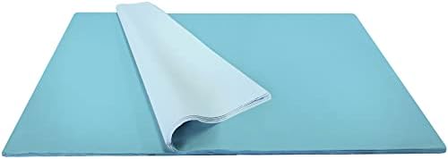 Jillson Roberts Bulk 20 x 30 Inches Recycled Tissue, Aqua, 480 Unfolded Sheets (BFT44) - Image 2