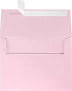 LUXPaper A6 Invitation Envelopes | Peel & Press | 4 3/4" x 6 1/2" | Rose Quartz Metallic | 80lb. Text | 250 Qty by LUXPaper