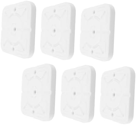 6 Pack White Plastic Water Weight Bags for Balloon Stands by FELTECHELECTR
