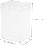 Gatuida 12 Pcs Clear Acrylic Candy Boxes with Lids - Transparent Treat Containers for Cookies, Biscuits, and - for Parties, Baby Showers, and More - Image 3