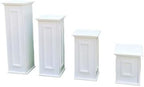 White Roman Column Cake Stand, Wedding Centerpiece, Party Backdrop Display Decor Plinth(4PCS) - Image 4