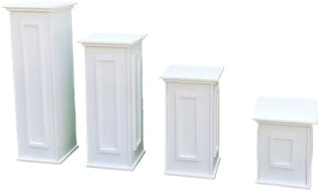 White Roman Column Cake Stand, Wedding Centerpiece, Party Backdrop Display Decor Plinth(80cm) - Image 4