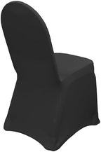 YOUR CHAIR COVERS - 100 Pack Stretch Spandex Banquet Chair Covers - Black, Wedding Slip Covers, Premium Quality Chair Cover - Image 4