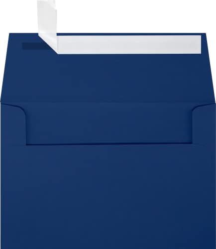 LUXPaper A4 Invitation Envelopes | Peel & Press | 4 1/4" x 6 1/4" | Navy Blue | 80lb. Text | 250 Qty by LUXPaper