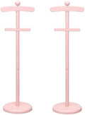 Bucherry 2 Pack Baby Clothes Display Stand Clothe Rack Baby Shower, Pink by Bucherry