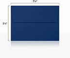 LUXPaper A7 Invitation Envelopes | Peel & Press | 5 1/4" x 7 1/4" | Navy Blue | 80lb. Text | 1,000 Qty - Image 3