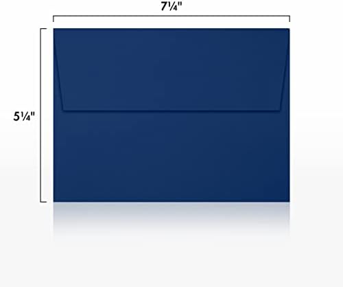 LUXPaper A7 Invitation Envelopes | Peel & Press | 5 1/4" x 7 1/4" | Navy Blue | 80lb. Text | 1,000 Qty - Image 3