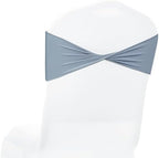 MDS Pack of 50 Spandex Chair Sashes Without Slider Buckles – Dusty Blue by MDS