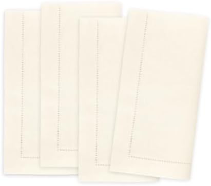 Ivory Linen Like Napkins Disposable Guest Towels, Airlaid 50ct - Image 7