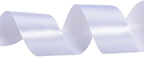 YASEO 1 1/2 Inch White Solid Satin Ribbon for Gift Wrapping, 50 Yards (Pack of 3) - Image 3