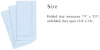 Baby Blue Linen-Like Napkins Disposable Guest Towels, 50ct - Image 7