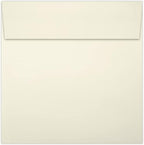 LUXPaper Square Invitation Envelopes | Peel & Press | 6 1/4" x 6 1/4" | Natural | 70lb. Text | 250 Qty - Image 2
