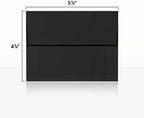 LUXPaper A2 Invitation Envelopes | Peel & Press | 4 3/8" x 5 3/4" | Black Linen | 80lb. Text | 250 Qty - Image 3