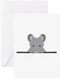 CafePress Pocket Mouse Greeting Cards Greeting Card (20-pack), Note Card with Blank Inside, Birthday Card Matte by CafePress