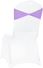 MDS Pack of 50 Spandex Chair Sashes Without Slider Buckles – Lavender - Image 5