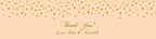 Gold Confetti Falling on Peach Background, Great for Weddings, Anniversary, Birthday - Image 2