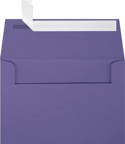 LUXPaper A4 Invitation Envelopes | Peel & Press | 4 1/4" x 6 1/4" | Wisteria Purple | 80lb. Text | 500 Qty by LUXPaper
