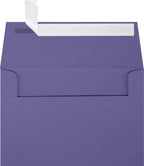 LUXPaper A4 Invitation Envelopes | Peel & Press | 4 1/4" x 6 1/4" | Wisteria Purple | 80lb. Text | 250 Qty by LUXPaper