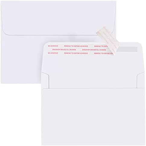 ACSTEP 2400PACK 5X7 Envelopes, White A7 Envelopes Self Seal for Weddings, Invitations, Photos, Postcards, Greeting Cards Mailing,Baby Shower, Graduation by ACSTEP