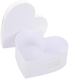 Set of 3 Heart Shaped Gift Boxes with Ribbon Bow Clear Window Decorative Heart Gift Flower Wrapping Boxes for Wedding, Birthday, Anniversary, Valentine's Day, Mother's Day, Baby Showers (White) - Image 5