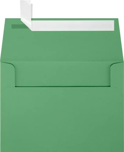 LUXPaper A6 Invitation Envelopes | Peel & Press | 4 3/4" x 6 1/2" | Holiday Green | 80lb. Text | 250 Qty by LUXPaper