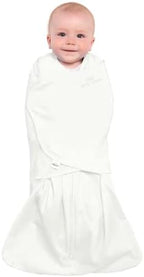 HALO 100% Cotton Sleepsack Swaddle, 3-Way Adjustable Wearable Blanket, TOG 1.5, Cream, Small, 3-6 Months - Image 2