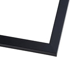 20x20 Square Black Autograph & Signature Picture Frame With White Heart Opening Photo Mat for 8x8 Pictures Wooden Picture Frames - Birthday, Baby Shower, Memorial Signing Board, Matted Frame - Image 2