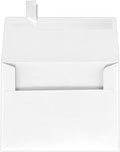 LUXPaper A6 Invitation Envelopes | Peel & Press | 4 3/4" x 6 1/2" | White Linen | 80lb. Text | 500 Qty by LUXPaper