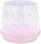 3-Tiers Portable Desserts Storage Container Box Cupcake Holder Pink Cupcake Carrier with Lid and Handle 24 Cupcakes for Pie, Cookies by Unknown