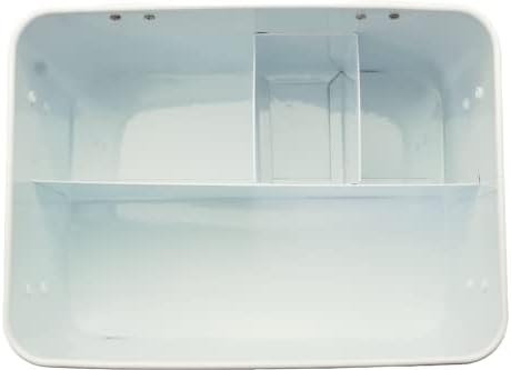 Lassos Boutique Retro Enameled First Aid Box for Medicine Storage and Home Decor with Lid and Removable Tray - Image 6
