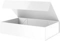 PACKHOME Extra Large White Gift Box 17.5x11.3x4.3in with Magnetic Lid by PACKHOME