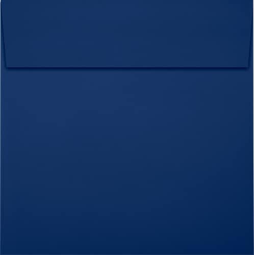 LUXPaper Square Invitation Envelopes | Peel & Press | 6 1/4" x 6 1/4" | Navy Blue | 80lb. Text | 250 Qty - Image 2