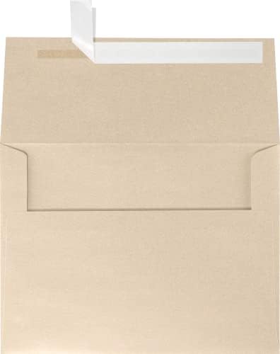 LUXPaper A6 Invitation Envelopes | Peel & Press | 4 3/4" x 6 1/2" | Taupe Metallic | 80lb. Text | 250 Qty by LUXPaper