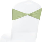 MDS Pack of 250 Spandex Chair Sashes Without Slider Buckles – Sage Green by MDS