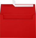 LUXPaper A8 Invitation Envelopes | Peel & Press | 5 1/2" x 8 1/8" | Ruby Red | 80lb. Text | 500 Qty by Envelopes.com