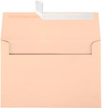 LUXPaper A8 Invitation Envelopes | Peel & Press | 5 1/2" x 8 1/8" | Blush Pink | 80lb. Text | 250 Qty - Image 2
