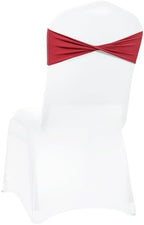MDS Pack of 150 Spandex Chair Sashes Without Slider Buckles – Apple Red - Image 5