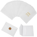 100 Vellum Paper Envelopes for Invitations, 5X7 Inch Pre-Folded Wedding, Birthday & Baby Shower Invitation Wrappers with Wax Seals by Unknown