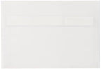 LUXPaper A8 Invitation Envelopes | Peel & Press | 5 1/2" x 8 1/8" | Clear Translucent | 30lb. Text | 250 Qty - Image 2