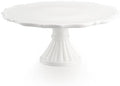 12" Cake Stand, Relief Round Dessert Cake Stand for 8-10 Inch Cake by Omifun
