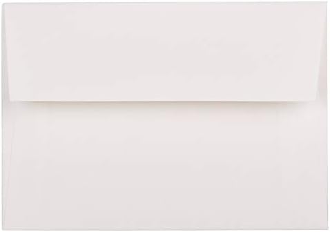 JAM PAPER 4Bar A1 Strathmore Invitation Envelopes - 3 5/8 x 5 1/8 - Bright White Wove - 100/Pack by JAMPaper