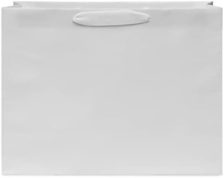 Prime Line Packaging White Gift Bags, 16x6x12 100 Pack, Retail Bags, Paper Shopping Bags with Handles Bulk - Image 7