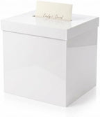 OnDisplay Luxe Acrylic Wedding Card Box with Lid - 10in Reception Money Box by OnDisplay