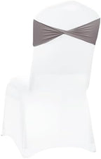 MDS Pack of 75 Spandex Chair Sashes Without Slider Buckles – Silver Gray - Image 5