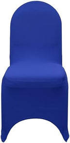 YOUR CHAIR COVERS - 100 Pack Stretch Spandex Banquet Chair Covers - Royal Blue, Wedding Slip Covers, Premium Quality Chair Cover - Image 3